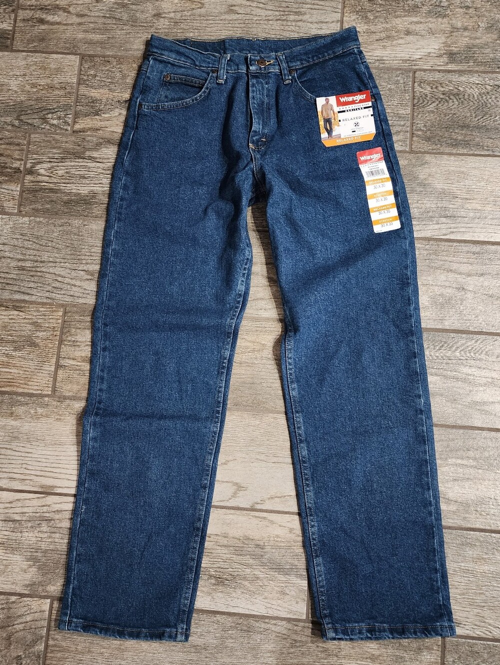 Wrangler Relaxed Fit Heritage Five Star Jeans 30x30 New
